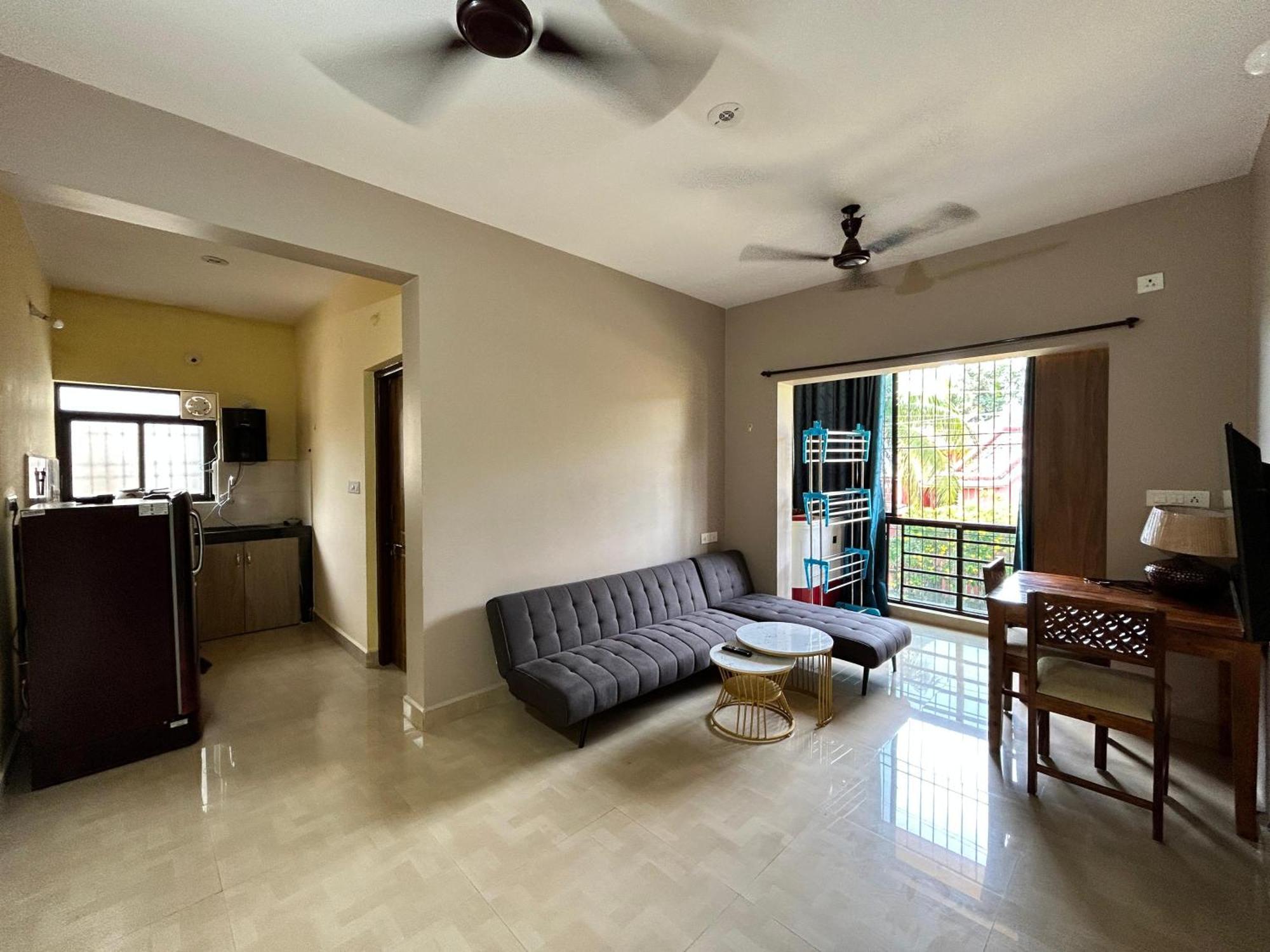 1bhk studio apartment North Goa Mapusa Dış mekan fotoğraf